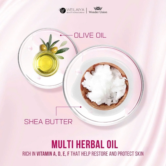 3pcs Brand New WEILAIYA Calendula Essence Shower Gel 450mL+Free Body Scrub 200mL - Picture 9 of 11